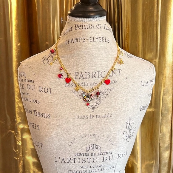 Charm necklace. Unique and one of a kind. Layering. 22” inches Perfect gift - Picture 9 of 15